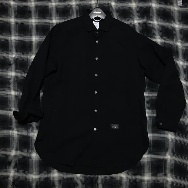 재팬 네임 name 롱 셔츠 자켓 블랙