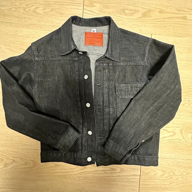 아웃스탠딩 1세대 셀비지 데님 블랙 S