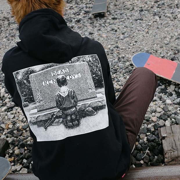 슈프림 데드 케네디 후디 그레이