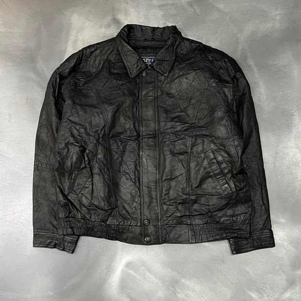  Beverly Hills 레더 카라 자켓 y15042