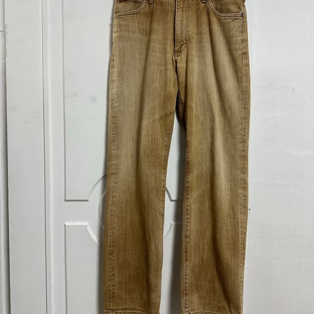 랭글러 워시드 데님 팬츠