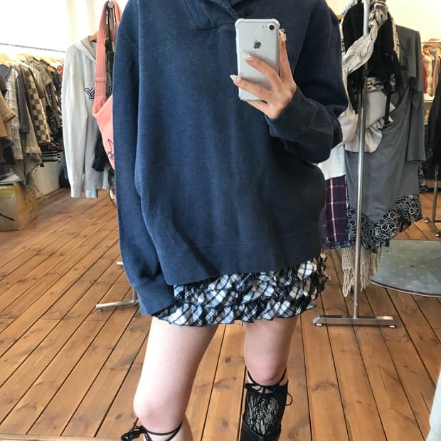 폴로 숄카라 니트