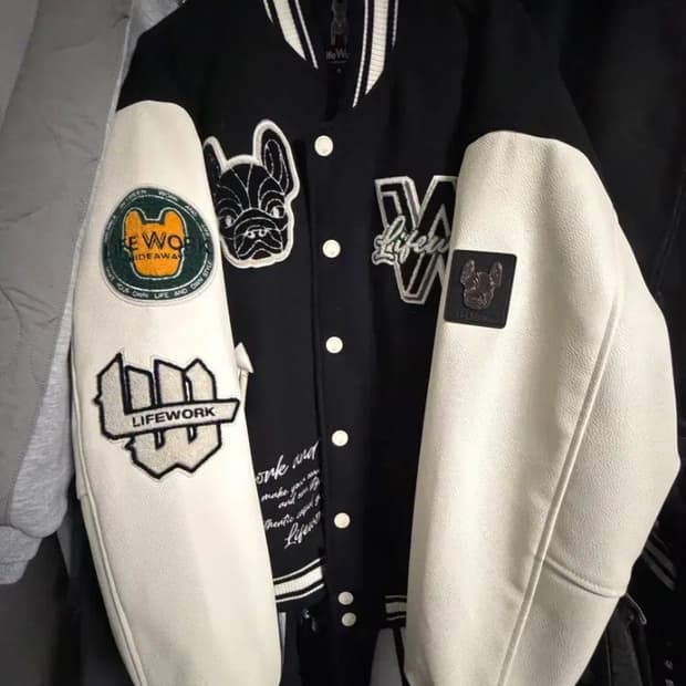 라이프워크 힙독 어플리케 점퍼 23fw