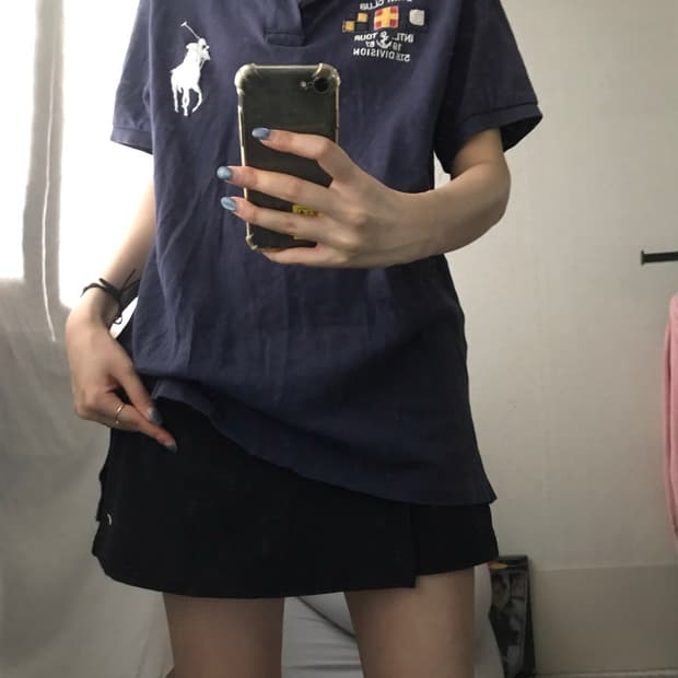 폴로 빅포니 패치 반팔티셔츠