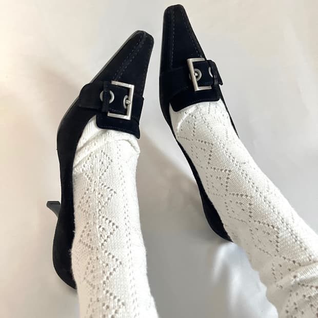 프라다 90s 버클 키튼힐