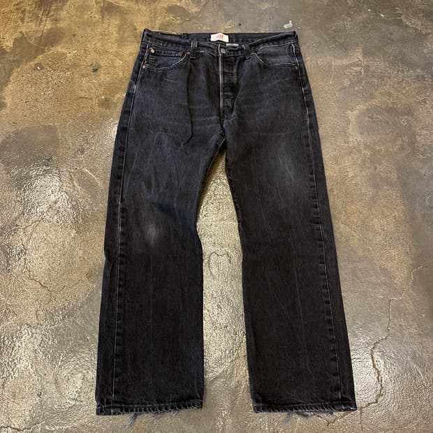00s Levis 리바이스 501 W36 L30 블랙진