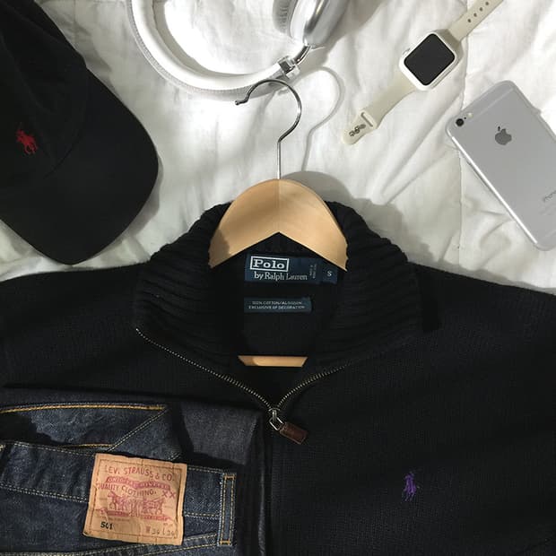 (MAN) 폴로랄프로렌 니트집업 XL 