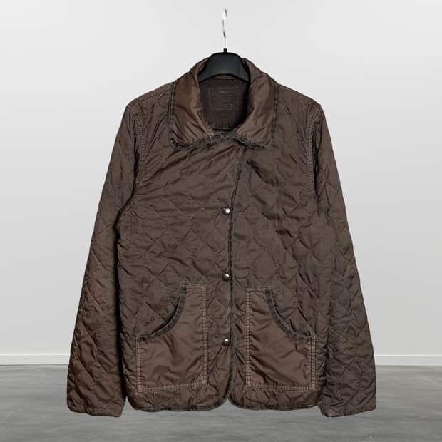 DEEP BLUE 퀼팅 자켓 