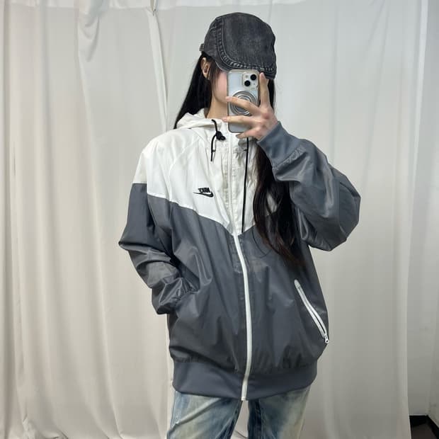 Nike White Windrunner