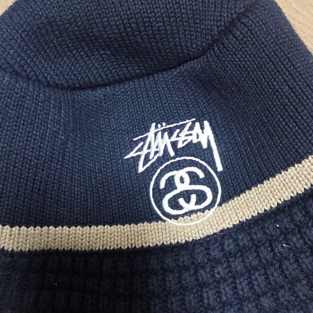 스투시 니트 버킷햇