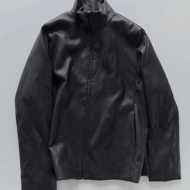 seigi yuri leather zip jacket 