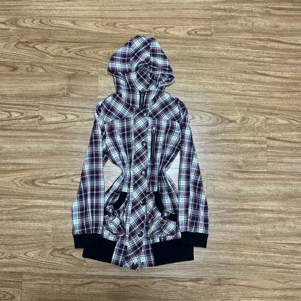 빈티지 캐캐체 후드 집업 점퍼 오네갸루 d.i.a 깔 긱시크 오리엔탈