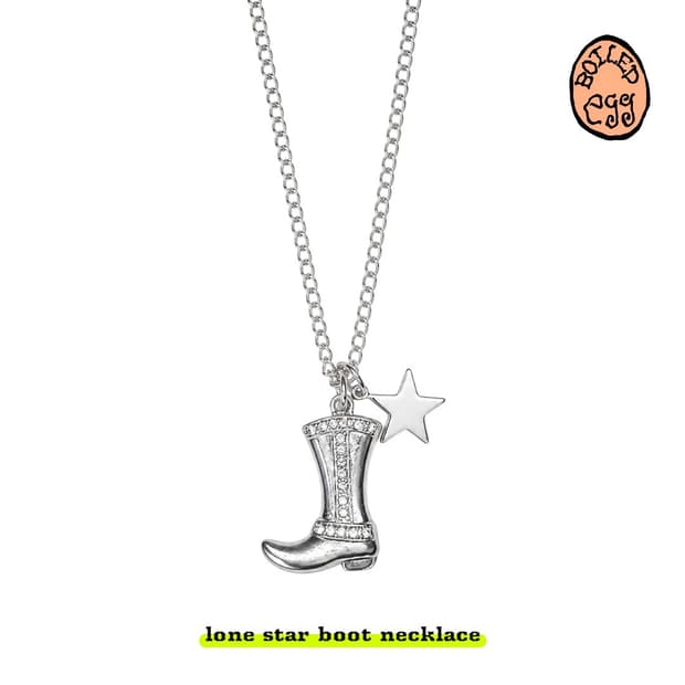 lone star boot necklace