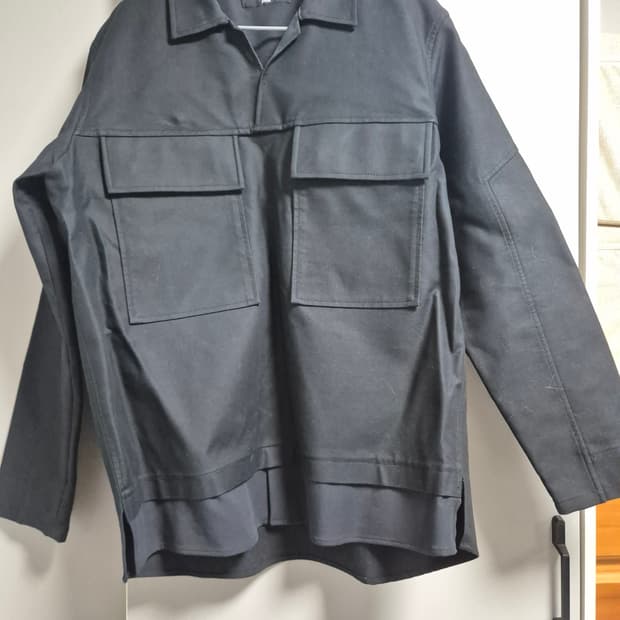 시스템(SYSTEM) 남성 레이어드 유틸리티 자켓 - 블랙