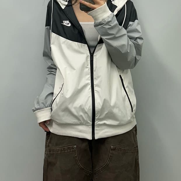 나이키 오래오배색 윈드러너 바람막이