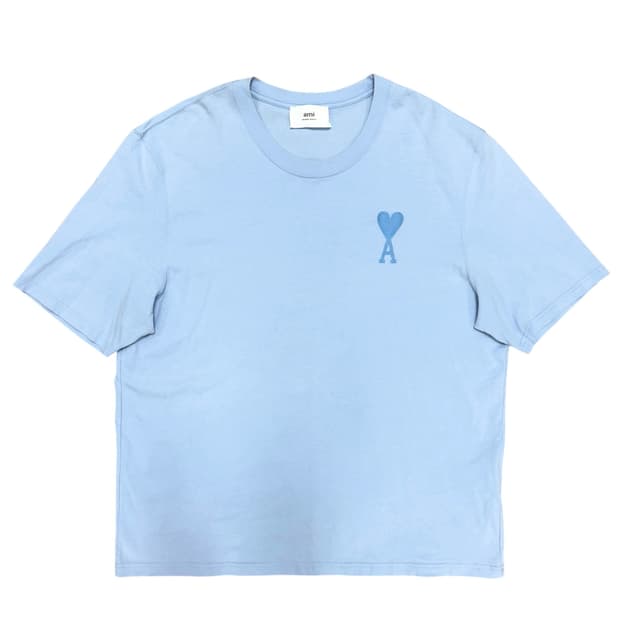 아미 스카이블루 하트로고 반팔(2XL)