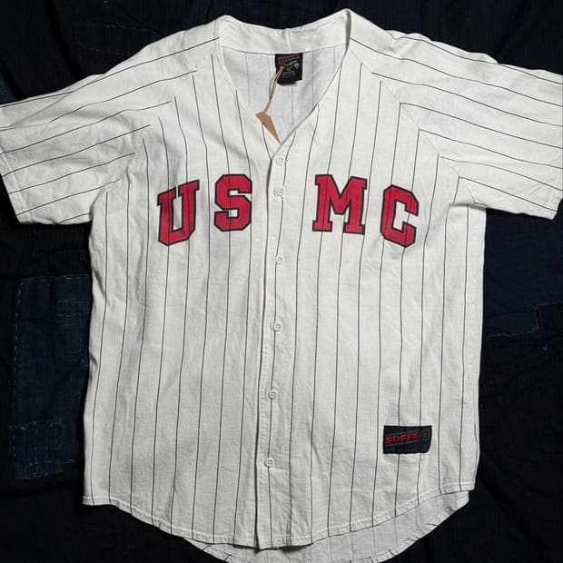 90's Soffe's USMC 베이스볼 셔츠 XL