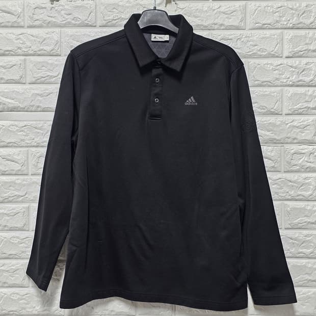 택포// 아디다스 남성 긴팔 폴로티 블랙 XL