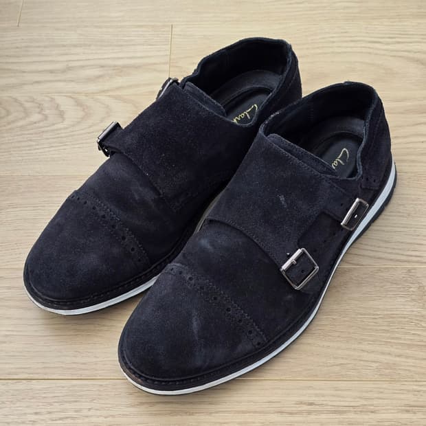 Clarks 클락스 챈트리 몽크 스웨이드 슈즈 245