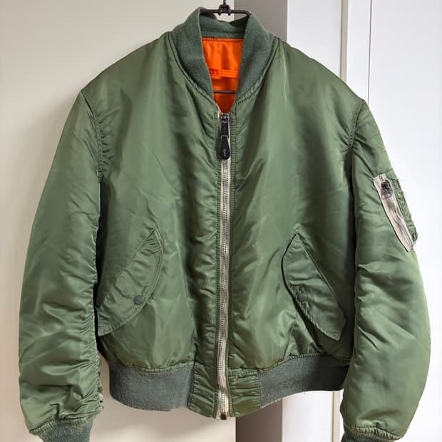 80s 알파 인더스트리 ma-1 usa