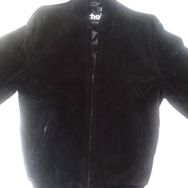 USA 빈티지 쇼트 스웨이드 봄버자켓