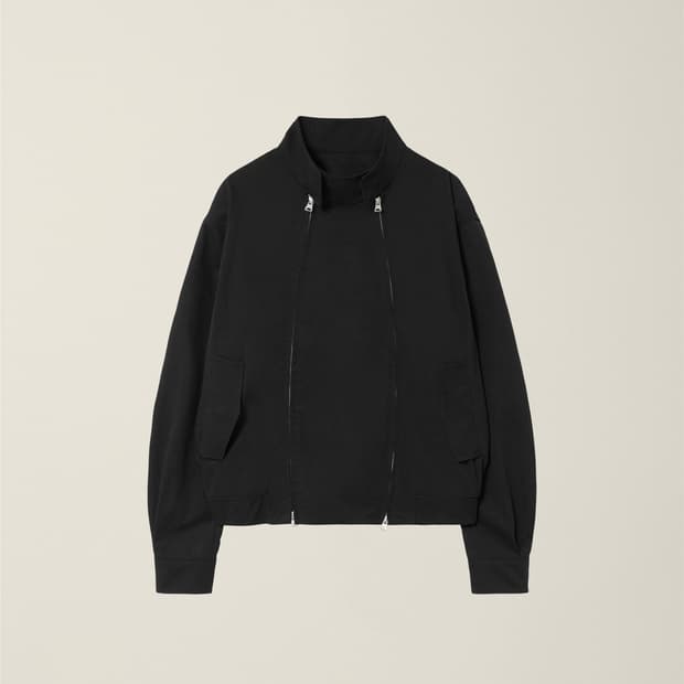 ee누마레 DOUBLE ZIP HARRINGTON JACKET 