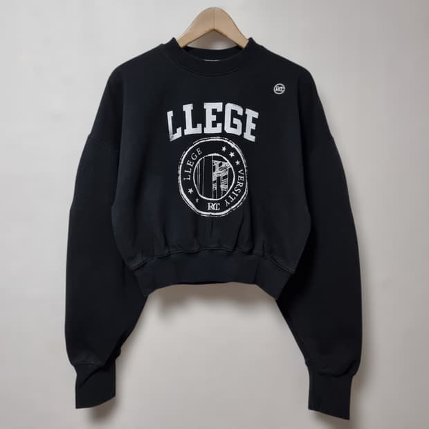 렉토 스웻 크롭 맨투맨 FREE