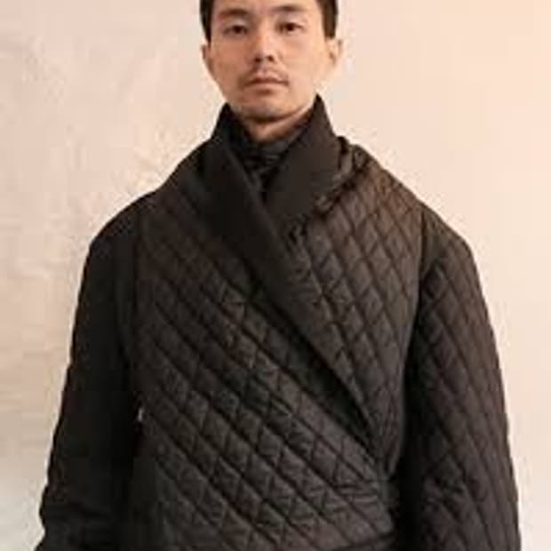 Goi 고이 마구라 머플러 리버시블 퀼팅 코튼