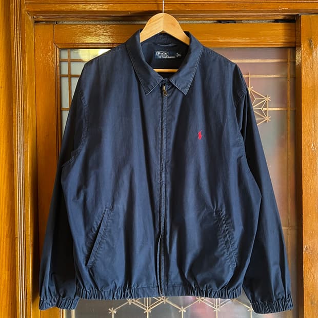 90s 폴로 랄프로렌 스윙톱 블루종 베이포트 자켓 XL