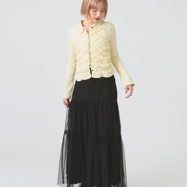 레이빔즈 튤 스커트