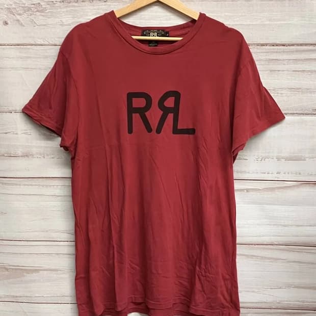 90s RRL 렌치로고 반팔티