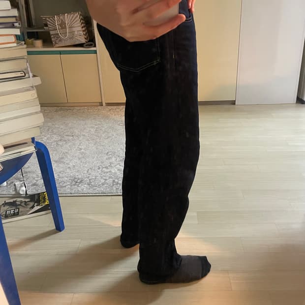 꼼데가르송 옴므 진청 스트레이트핏 m (ad2015)