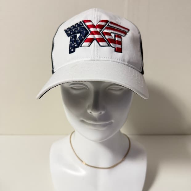 PXG 성조기 자수 화이트 볼캡
