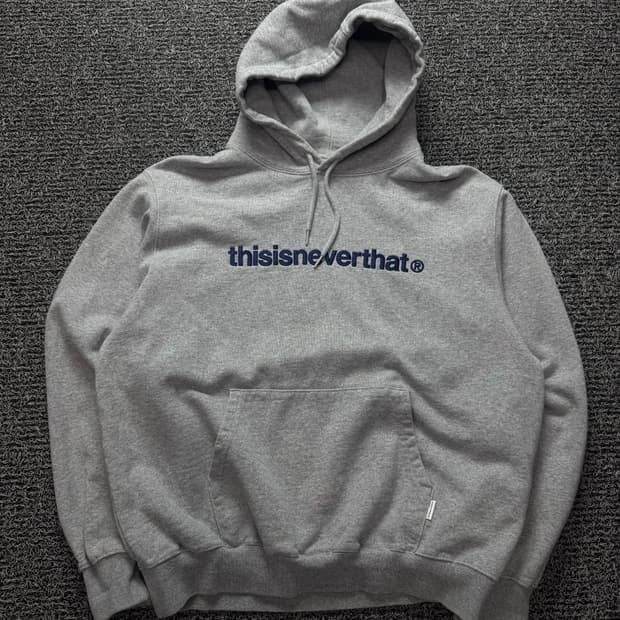 디스이즈네버댓 아치로고 빅로고 박시핏 후드 티셔츠 1376