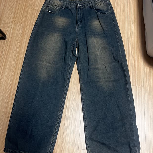 AURENCE ARCHIVE Yellow Washed Denim Pant