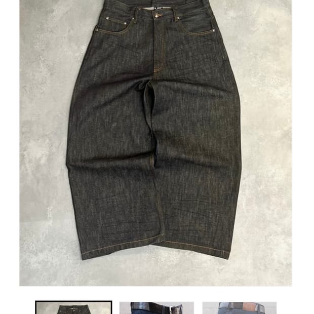 벨벳 데님 팬츠