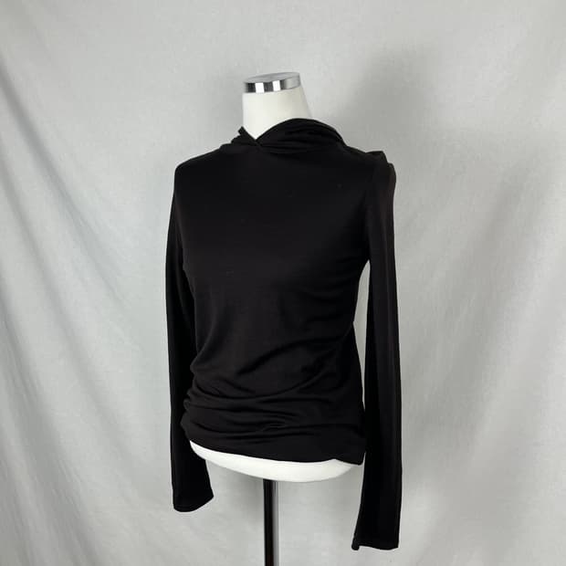 Vintage 딥 브라운 이너 후디