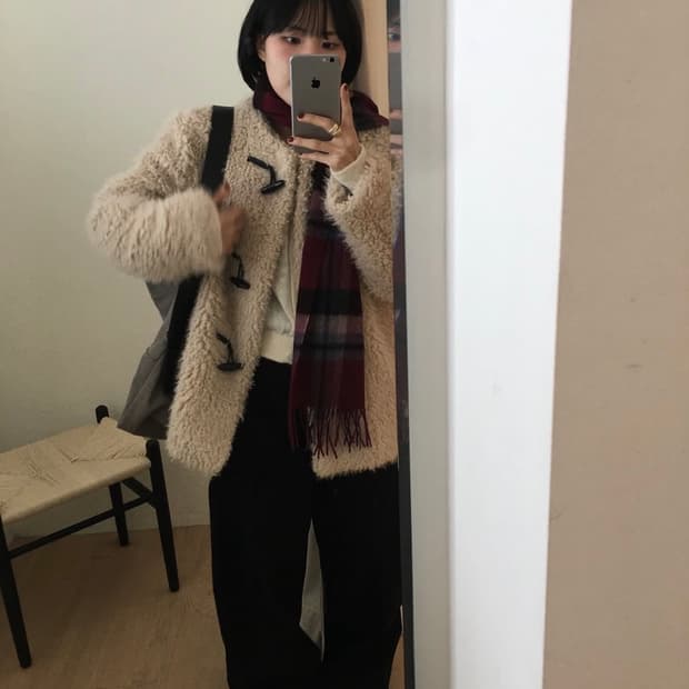 퍼닛 funnit 더플 퍼자켓
