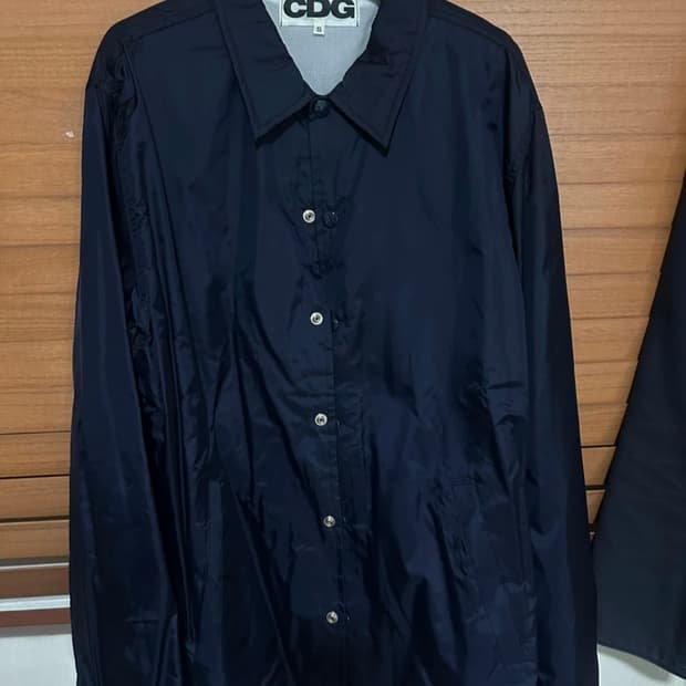 꼼데가르송 CDG 코치 자켓 네이비 S
