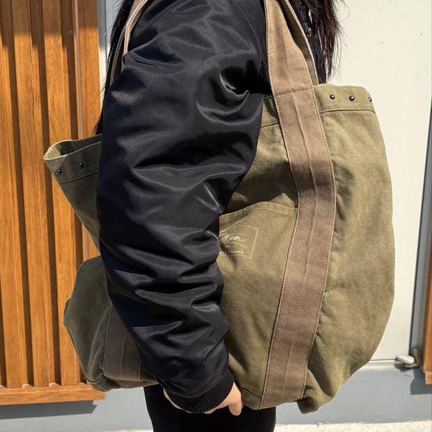 빈티지 밀리터리 에코백