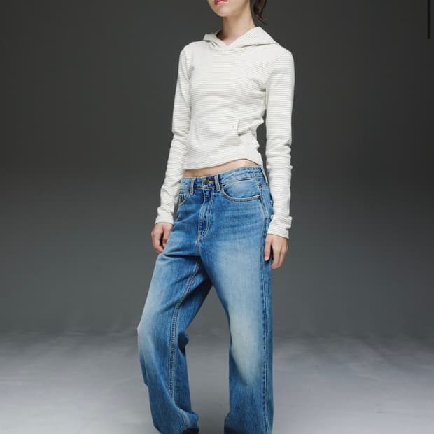 글로니 엠마 진 glowny emma jeans (blue, m)