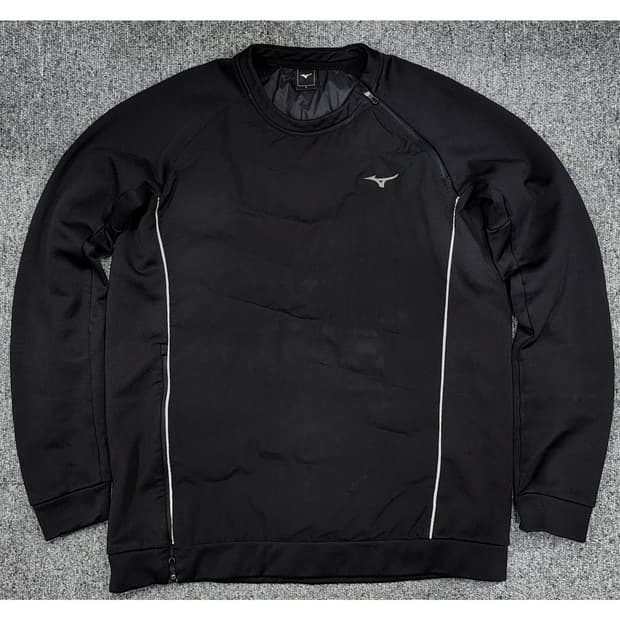 미즈노 스포티 지퍼 패디드 웜업 L
