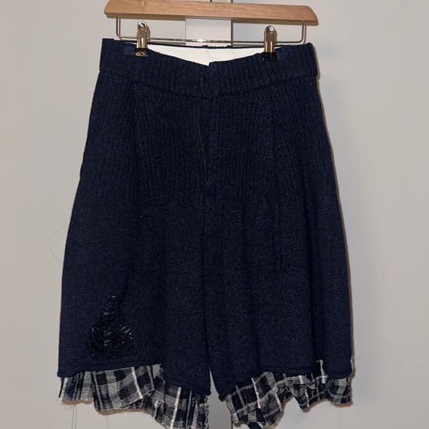 앤더슨벨 니트 팬츠 네이비 0