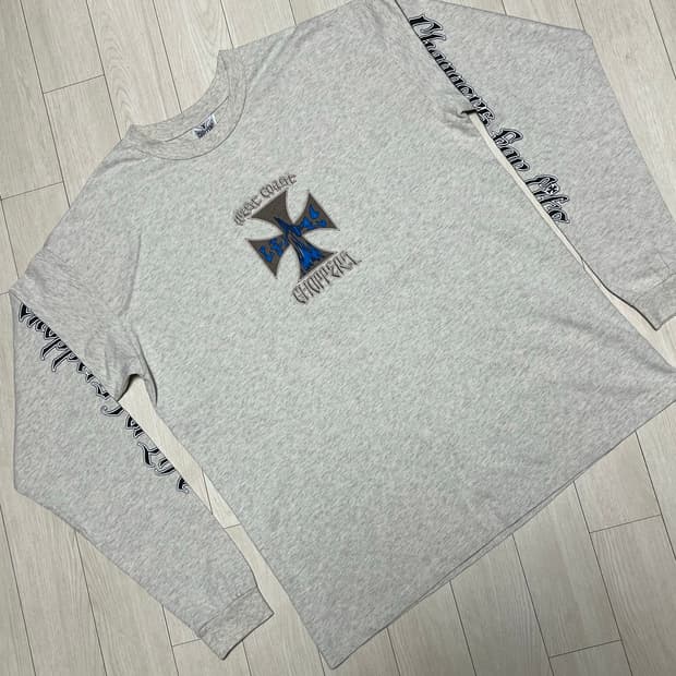 00s 웨스트코스트쵸퍼스 롱슬리브 오트밀 XL