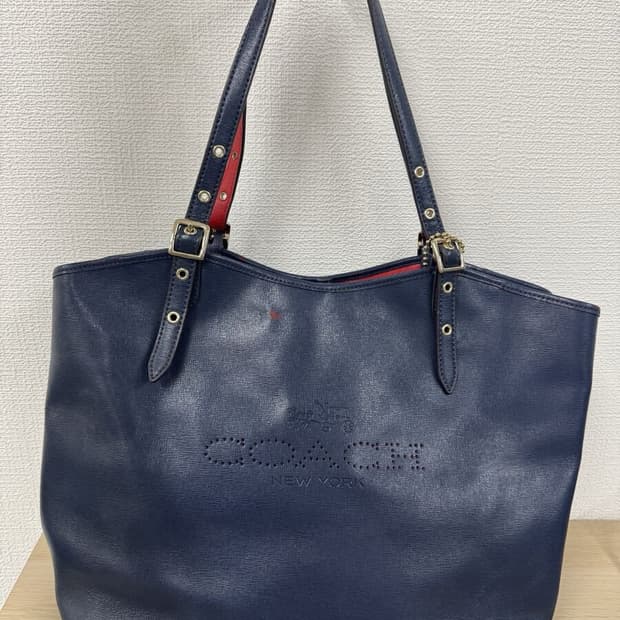 Coach 레더 숄더백