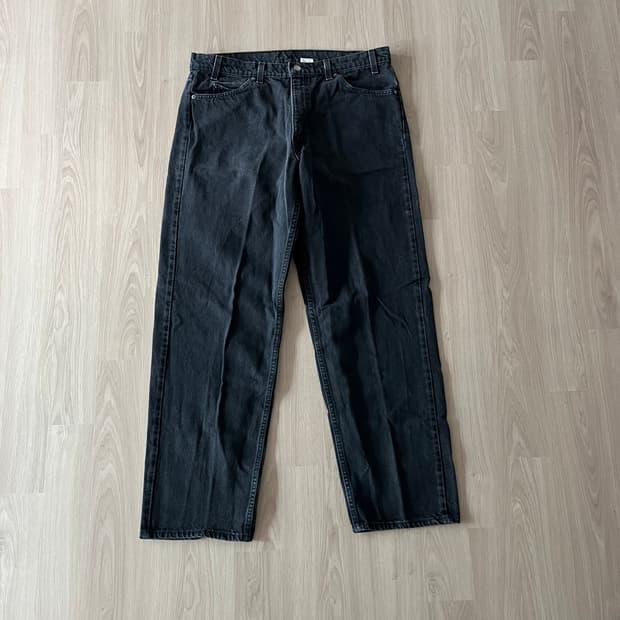 [38X32] 90s 빈티지 리바이스 565 블랙 made in usa