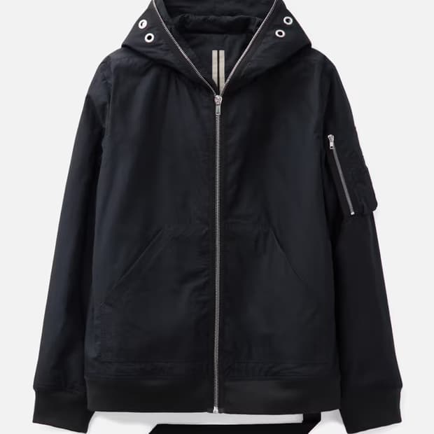 (구매) Rick Owens 릭오웬스 김프 플라이트 후드집업 L