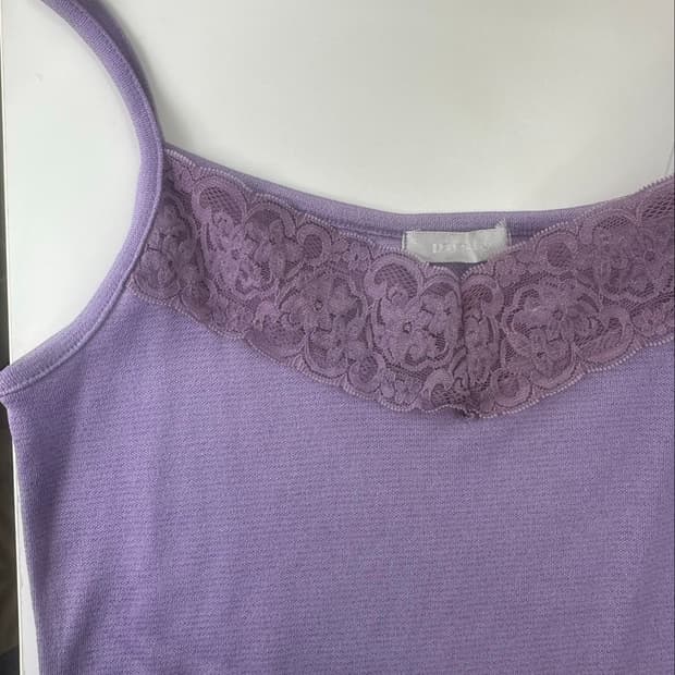 purple lace sleeveless
