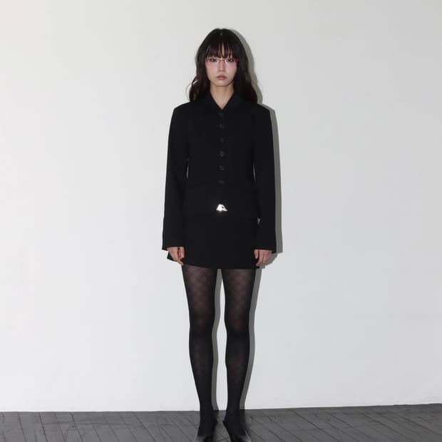 온스카 클래식 라운드 자켓