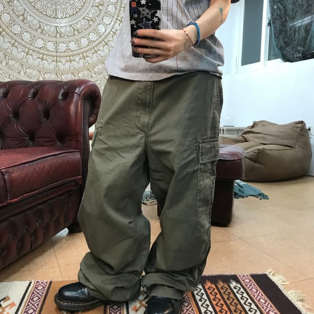 후아유 빈티지 카고팬츠 